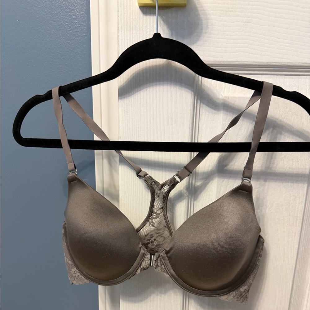 Maiden form grey razorback lace bra size 34C